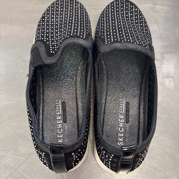 Skechers Street Air Cooled Memory Foam Slip On Shoes Studs Rhinestones Size 11 - Picture 5 of 9